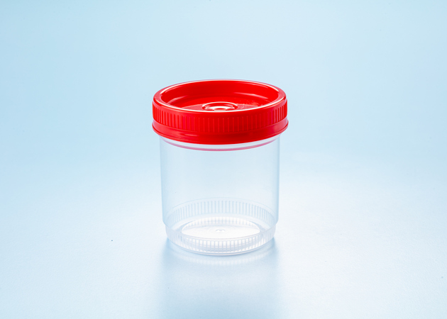Urine Container 90 ML - Red Cap